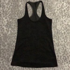 Lululemon Black Camo Cool Racerback Tank - Size 8